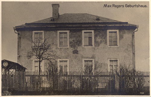 Reger's in , postcard (undated). – Max-Reger-Institut,
Karlsruhe.