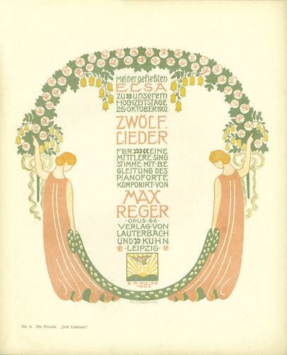 , Op. 66, collected edition, Lauterbach & Kuhn, Leipzig (October 1902), jacket.