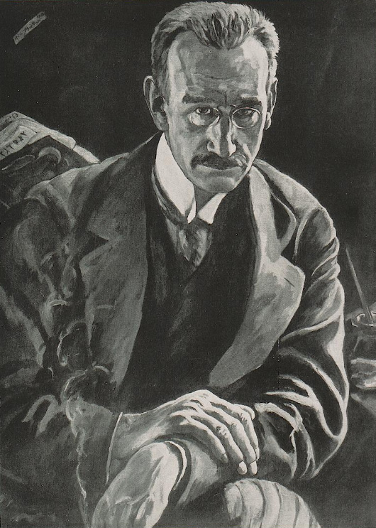 Erich Büttner, Gemälde von Franz Evers
(1916), abgedruckt in:
39 (1916-1917), S. 324.
