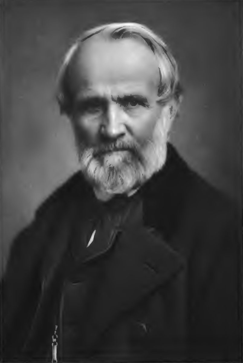 Johann Georg Fischer (undatert). – Fotografie H. Brandseph (Stuttgart), abgebildet in Hermann Fischer, , Tübingen 1897.
                        