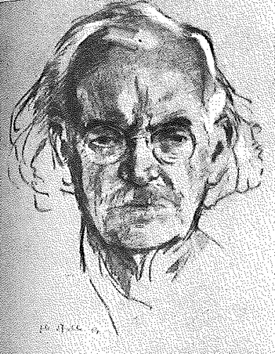 Carl Fuchs (undatiert), Zeichnung von Fritz August Pfuhle. – Abgebildet in , Danzig 1938.
