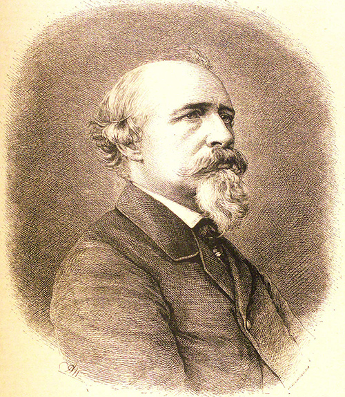 Emanuel Geibel (undatiert), nach einer Fotografie (auf Holz
gezeichnet) von Adolf Neumann. – Abgebildet in Jg. 1884, Nr. 17, S. 281. –
Exemplar: Badische Landesbibliothek, Karlsruhe, Signatur: ZB 486,
1884.