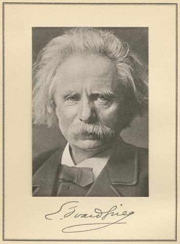 Edvard Grieg (undatiert). – Abgebildet in , hrsg. v. Elsa von Zschinsky-Troxler, Leipzig 1932, Vorsatzblatt.