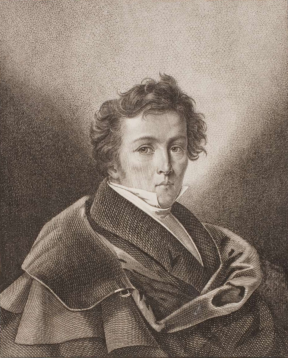 Wilhelm Müller, Stich von Johann Friedrich Schröter.