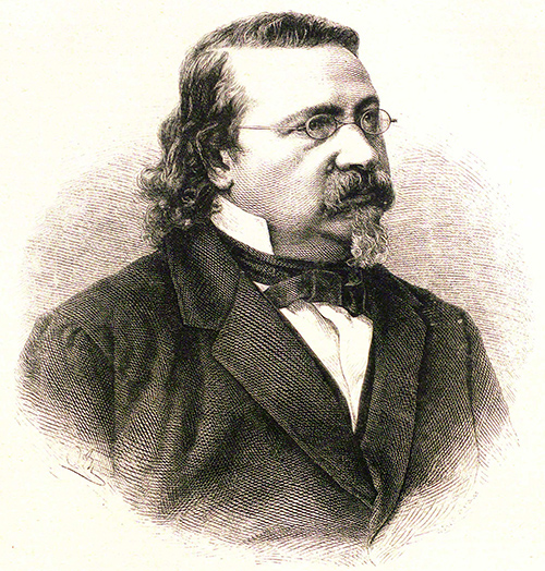 Robert Prutz (gemalt von Adolf Neumann). – Abgebildet in Jg. 1870, Nr. 15, S. 229.