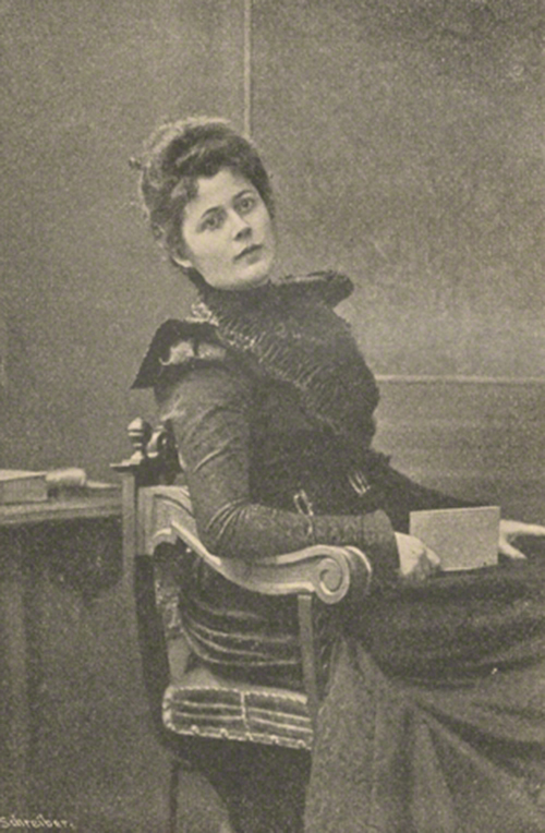 Anna Ritter. – Abgebildet in , 5. Auflage, Leipzig 1900; Exemplar: Max-Reger-Institut, Karlsruhe.