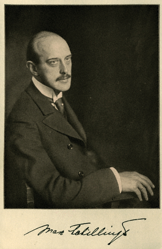 Max Schillings (vor 1912). – Fotoabzug im Max-Reger-Institut, Karlsruhe.