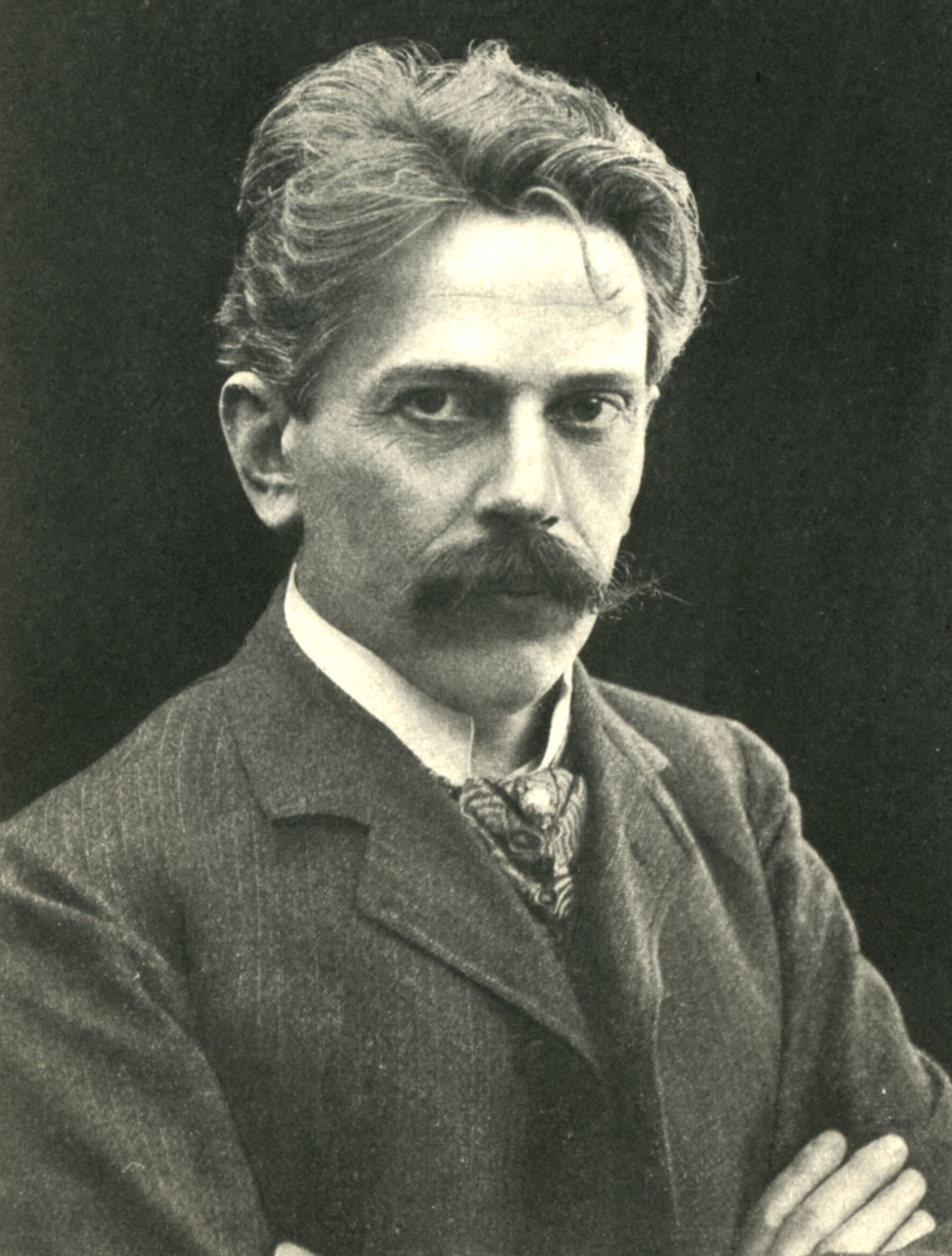 Ludwig Thuille, Fotografie nach einer Aufnahme des Ateliers Veritas (München), Bildbeilage in 36 Jg, Nr. 47 (23. November 1905).