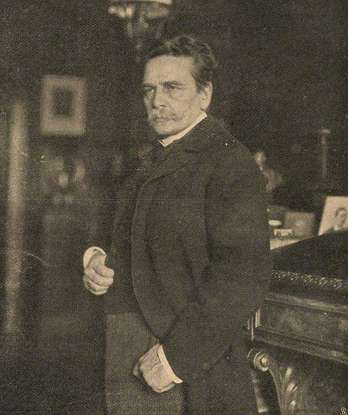 Adolf Wach (ca. 1906), Fotografie Georg Brokesch (Leipzig), abgebildet in 8. Jg., Nr. 5 (3. Februar 1906), S. 25.