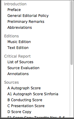 A sample navigator. Behold the scrollbar on its right edge.