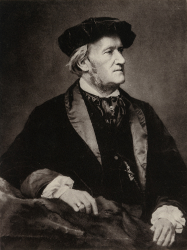Richard Wagner (1868). – Fotoabzug im Max-Reger-Institut, Karlsruhe.